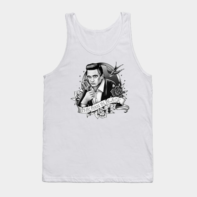 The man in black Tank Top by CosmicAngerDesign